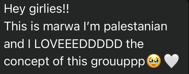 Community member message